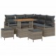 Sonata H Градински Софа Комплект с възглавница 8 pcs Сив 90 x 55 x 71 cm