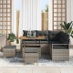 Sonata H Градински Софа Комплект с възглавница 8 pcs Сив 90 x 55 x 71 cm
