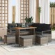 Sonata H Градински Софа Комплект 9 pcs Сив 110 x 55 x 71 см