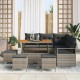 Sonata H Градински Софа Комплект 9 pcs Сив 110 x 55 x 71 см