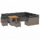 Sonata H Градински Софа Комплект 12 pcs Сив 80 x 80 x 71 cm