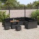 Sonata H Градински Софа Комплект 12 pcs Черно 90 x 55 x 71 cm