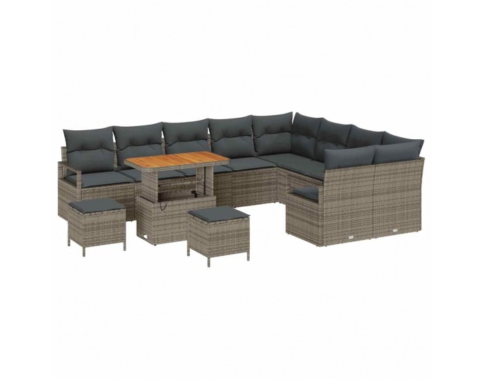 Sonata H Градински Софа Комплект 12 pcs Сив 90 x 55 x 71 cm