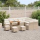 Sonata H Градински Софа Комплект 13 pcs Бежов и кремав 110 x 55 x 71 см