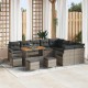 Sonata H Градински Софа Комплект 13 pcs Сив 110 x 55 x 71 см