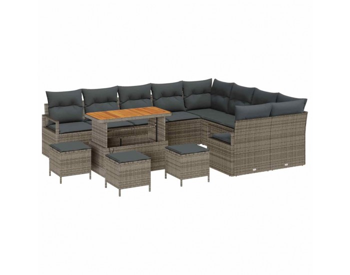 Sonata H Градински Софа Комплект 13 pcs Сив 110 x 55 x 71 см