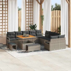 Sonata H Градински Софа Комплект 13 pcs Сив 100 x 100 x 71 cm - Canapele și bănci de grădină