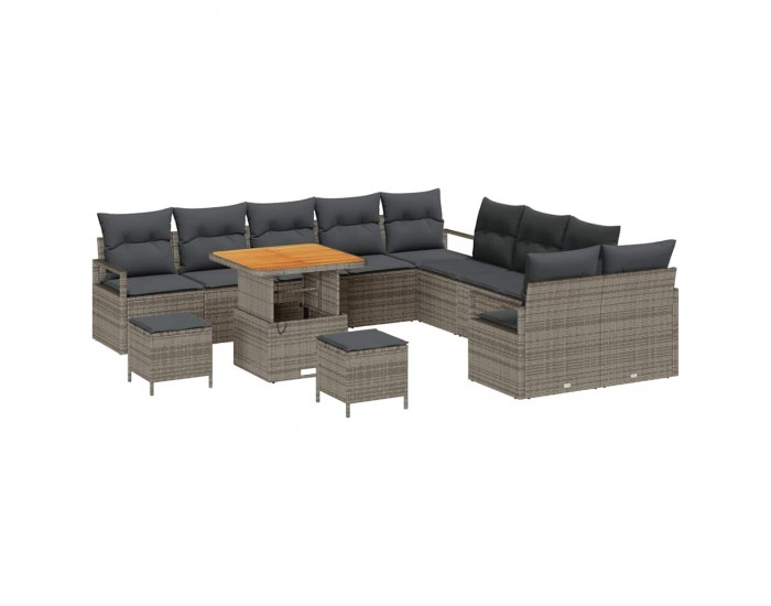 Sonata H Градински Софа Комплект 13 pcs Сив 80 x 80 x 71 cm
