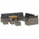 Sonata H Градински Софа Комплект 13 pcs Сив 80 x 80 x 71 cm