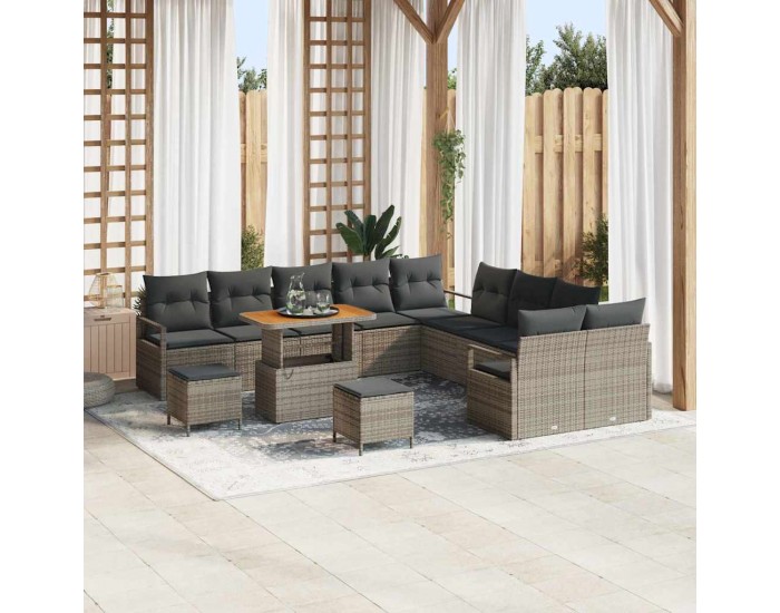 Sonata H Градински Софа Комплект 13 pcs Сив 90 x 55 x 71 cm
