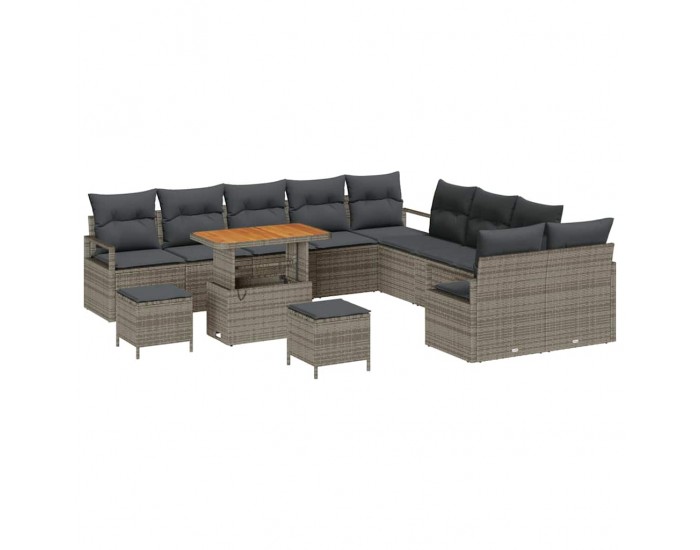 Sonata H Градински Софа Комплект 13 pcs Сив 90 x 55 x 71 cm