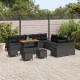 Sonata H Градински Софа Комплект 14 pcs Черно 110 x 55 x 71 см