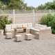 Sonata H Градински Софа Комплект 14 pcs Бежов и кремав 110 x 55 x 71 см