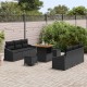 Sonata H Градински Софа Комплект 9 pcs Черно 80 x 80 x 71 cm