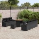 Sonata H Градински Софа Комплект 10 pcs Черно 80 x 80 x 71 cm
