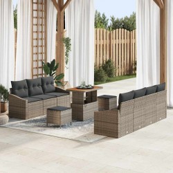 Sonata H Градински Софа Комплект 10 pcs Сив 90 x 55 x 71 cm - Canapele și bănci de grădină