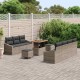 Sonata H Градински Софа Комплект 10 pcs Сив 90 x 55 x 71 cm