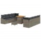Sonata H Градински Софа Комплект 11 pcs Сив 80 x 80 x 71 cm