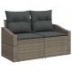 Sonata H Градински Софа Комплект 10 pcs Сив 90 x 55 x 71 cm
