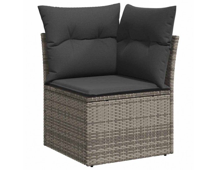 Sonata H Градински Софа Комплект 9 pcs Сив 110 x 55 x 71 см