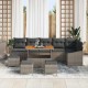 Sonata H Градински Софа Комплект 10 pcs Сив 110 x 55 x 71 см