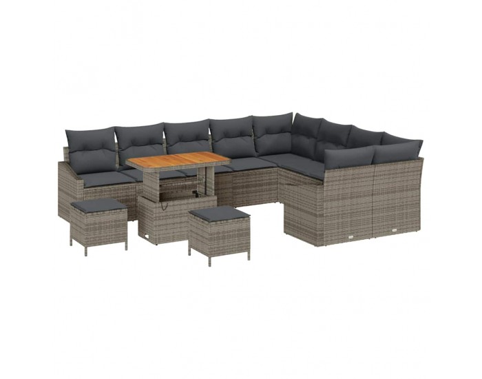 Sonata H Градински Софа Комплект 12 pcs Сив 90 x 55 x 71 cm