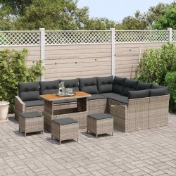 Sonata H Градински Софа Комплект 13 pcs Сив 110 x 55 x 71 см - Canapele și bănci de grădină