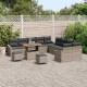 Sonata H Градински Софа Комплект 13 pcs Светло сиво и тъмно сиво