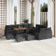 Sonata H Градински Софа Комплект 13 pcs Черно 100 x 100 x 71 cm