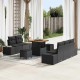 Sonata H Градински Софа Комплект 8 pcs Черно 80 x 80 x 71 cm