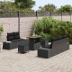 Sonata H Градински Софа Комплект 8 pcs Черно 90 x 55 x 71 cm