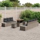 Sonata H Градински Софа Комплект 10 pcs Светло сиво и тъмно сиво