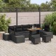 Sonata H Градински Софа Комплект 10 pcs Черно 90 x 55 x 71 cm
