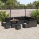 Sonata H Градински Софа Комплект 12 pcs Черно 90 x 55 x 71 cm