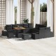 Sonata H Градински Софа Комплект 13 pcs Черно 80 x 80 x 71 cm