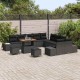 Sonata H Градински Софа Комплект 13 pcs Черно 90 x 55 x 71 cm