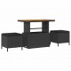 Sonata H Градински Софа Комплект 13 pcs Черно 90 x 55 x 71 cm