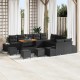 Sonata H Градински Софа Комплект 13 pcs Черно 110 x 55 x 71 см