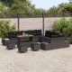 Sonata H Градински Софа Комплект 13 pcs Черно 110 x 55 x 71 см