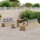 Sonata H Градински Софа Комплект с възглавница 10 pcs Бежов и Светло Сив
