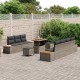 Sonata H Градински Софа Комплект 10 pcs Светло сиво и тъмно сиво