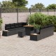 Sonata H Градински Софа Комплект 11 pcs Черно 80 x 80 x 71 cm