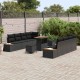 Sonata H Градински Софа Комплект 11 pcs Черно 90 x 55 x 71 cm