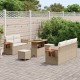 Sonata H Градински Софа Комплект с възглавница 8 pcs Бежово Полиратан