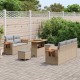 Sonata H Градински Софа Комплект с възглавница 8 pcs Бежово Полиратан
