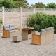 Sonata H Градински Софа Комплект с възглавница 8 pcs Бежово Полиратан