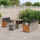 Sonata H Градински Софа Комплект с възглавница 8 pcs Сив Полиратан