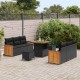 Sonata H Градински Софа Комплект 9 pcs Черно 80 x 80 x 71 cm полиратан