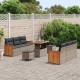 Sonata H Градински Софа Комплект 9 pcs Сиво Тъмносиво 90 x 55 x 71 cm