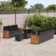 Sonata H Градински Софа Комплект 10 pcs Черно 90 x 55 x 71 cm полиратан